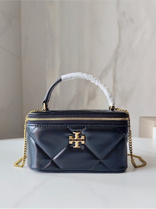 Tory Burch Handbags - Tory Burch Quilted Top-Handle Crossbody Bag in Black